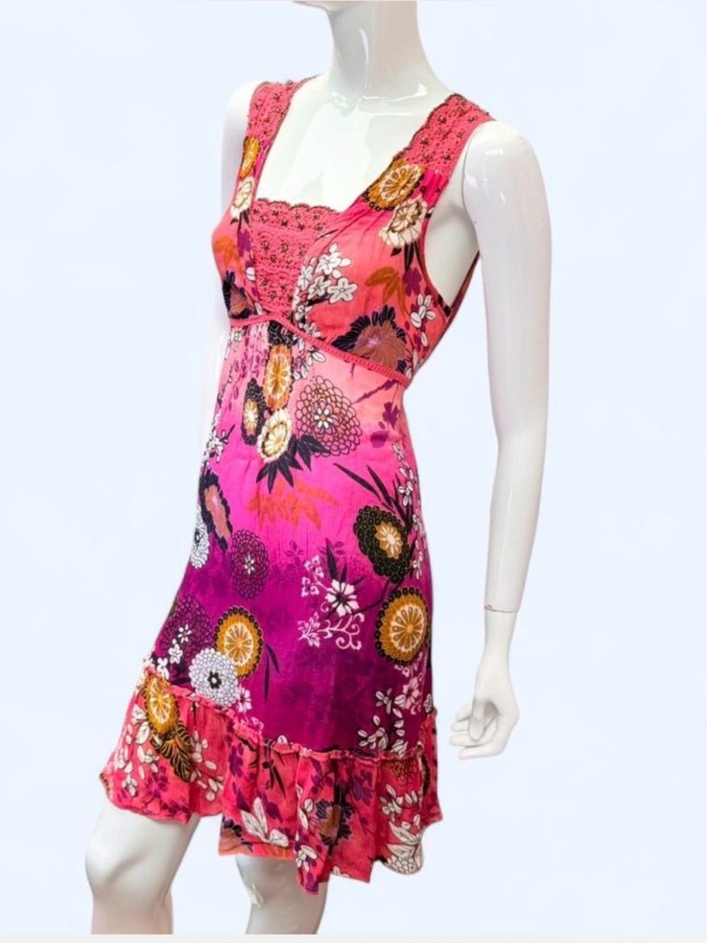 Rare 03-08‎ Y2K Forbiddden for Anthropologie babydoll dress